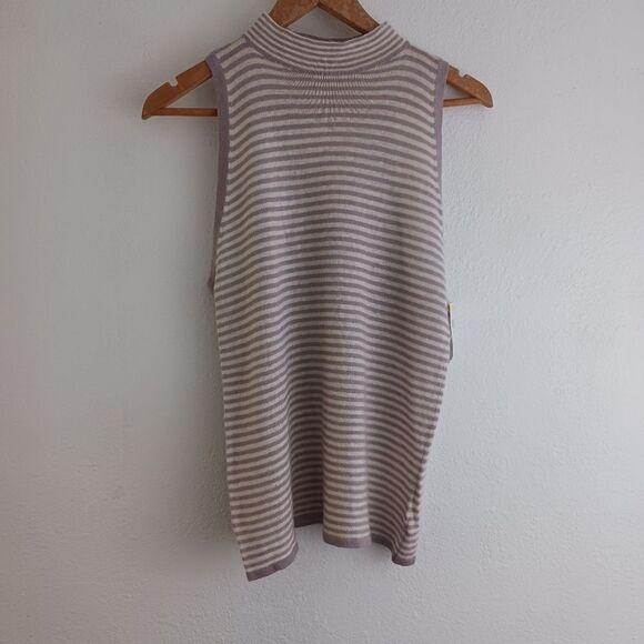 Nakedcashemere mock neck sleeveless top size M - Picture 1 of 7